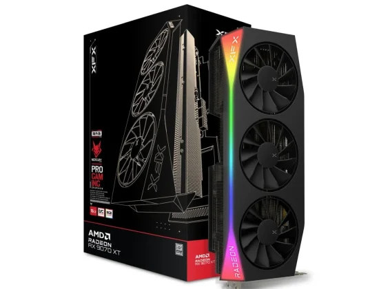XFX Mercury AMD Radeon RX 9070XT OC Gaming Edition with RGB 16GB